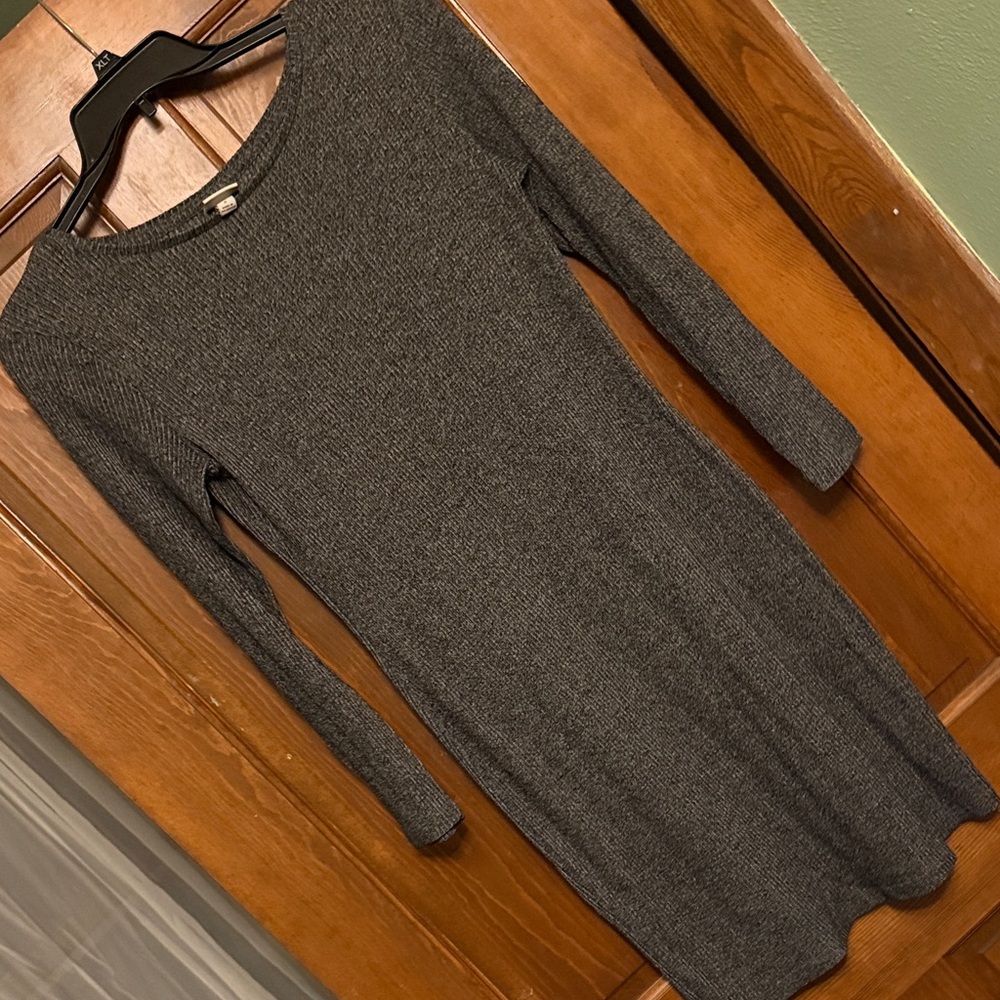 a new day Charcoal Long Sleeve Dress